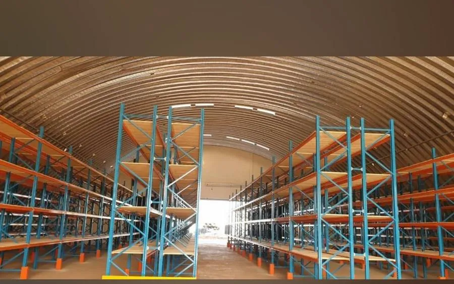 Bâtiment de stockage minier
