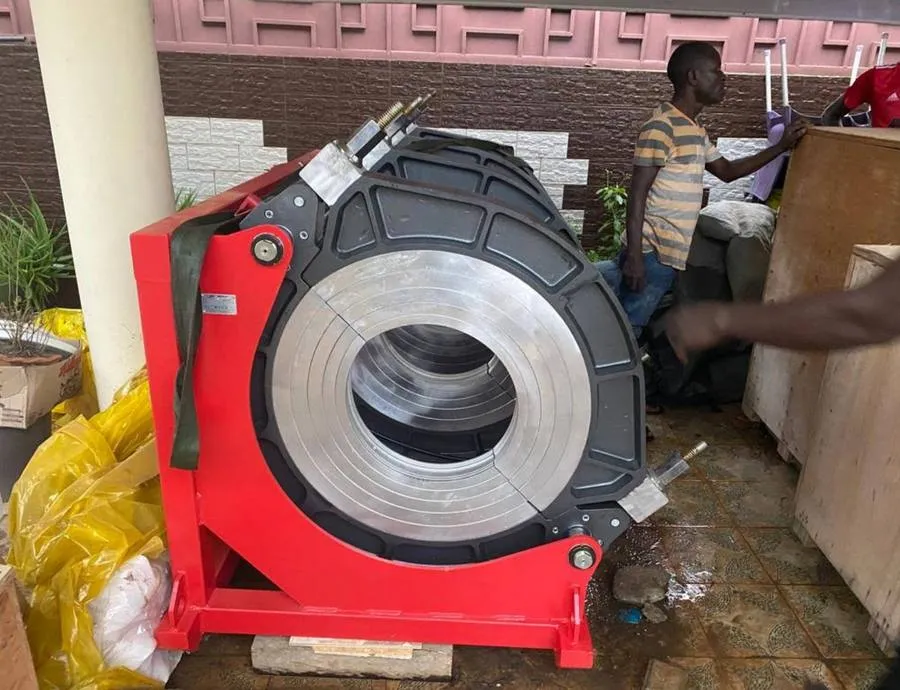 Raccordement HDPE sur chantier