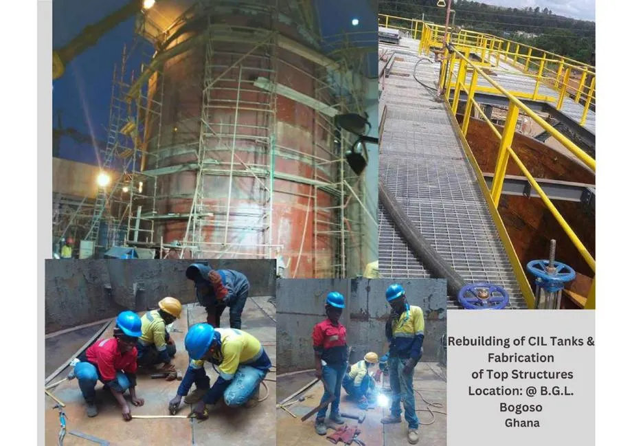CIL Tanks & structures — Bogoso (Ghana)
