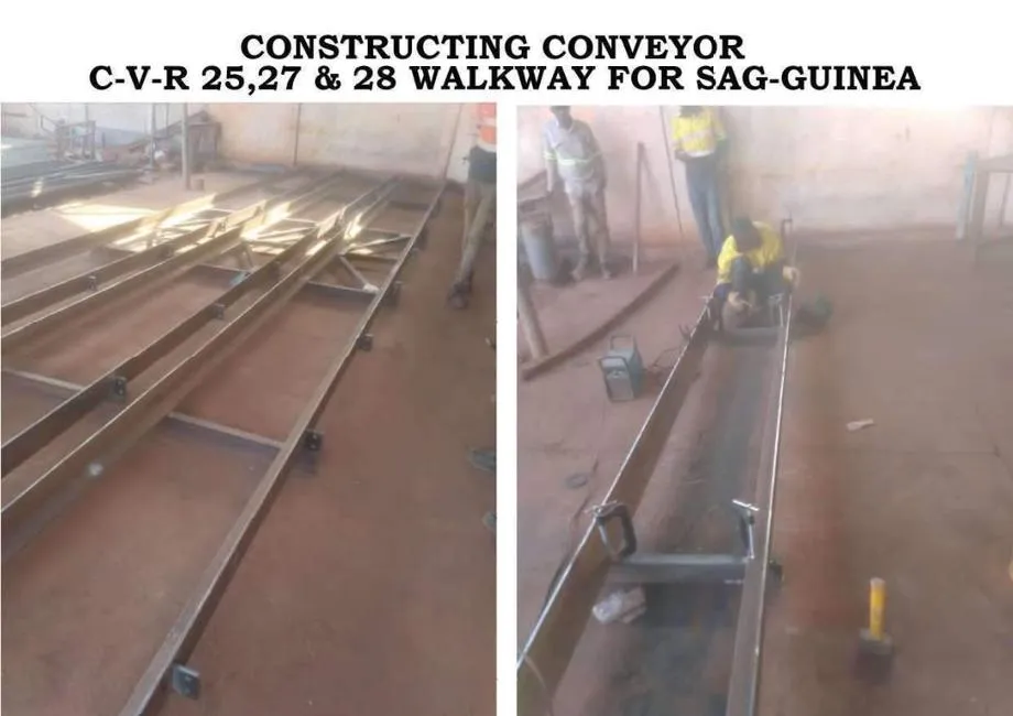 Passerelle convoyeur CVR 25/27/28 — SAG